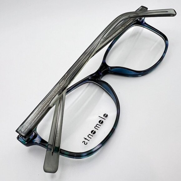 Elements Europa EL 406 C2 Cat Eye Eyeglass Frames Teal Blue Tortoise 53-16-140 main image 9